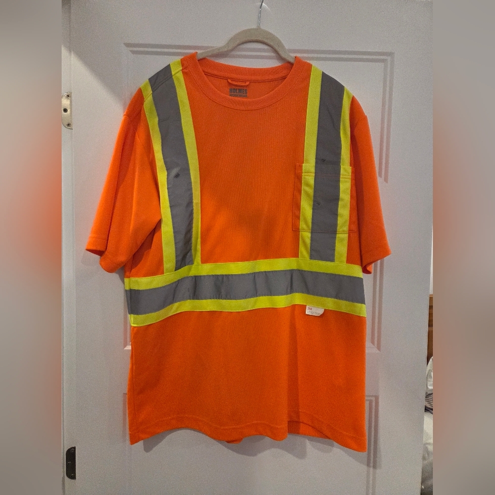 HOLMES WORK WEAR HIGH VISIBILITY T-SHIRT 116452MHOR New